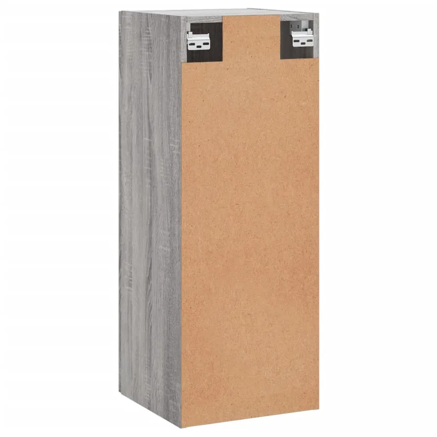 Armoire murale sonoma gris 34,5x34x90 cm - 9