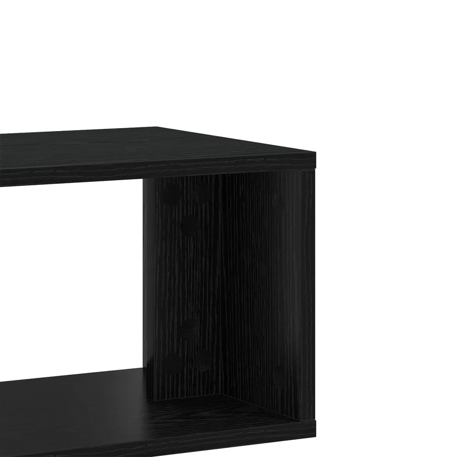 Meuble TV 100 x 30 x 50 cm Chêne noir Bois d'ingénierie - 4