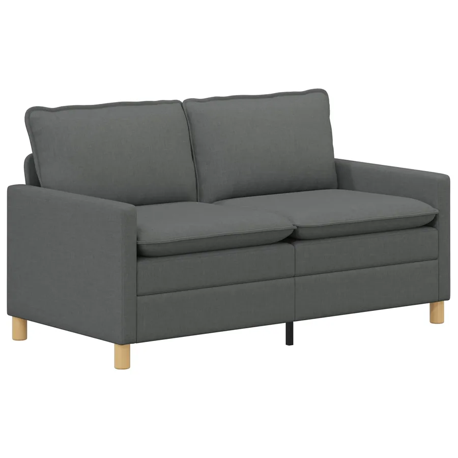 Canapé Gris foncé 156 x 81 x 87,5 cm Tissu - 2