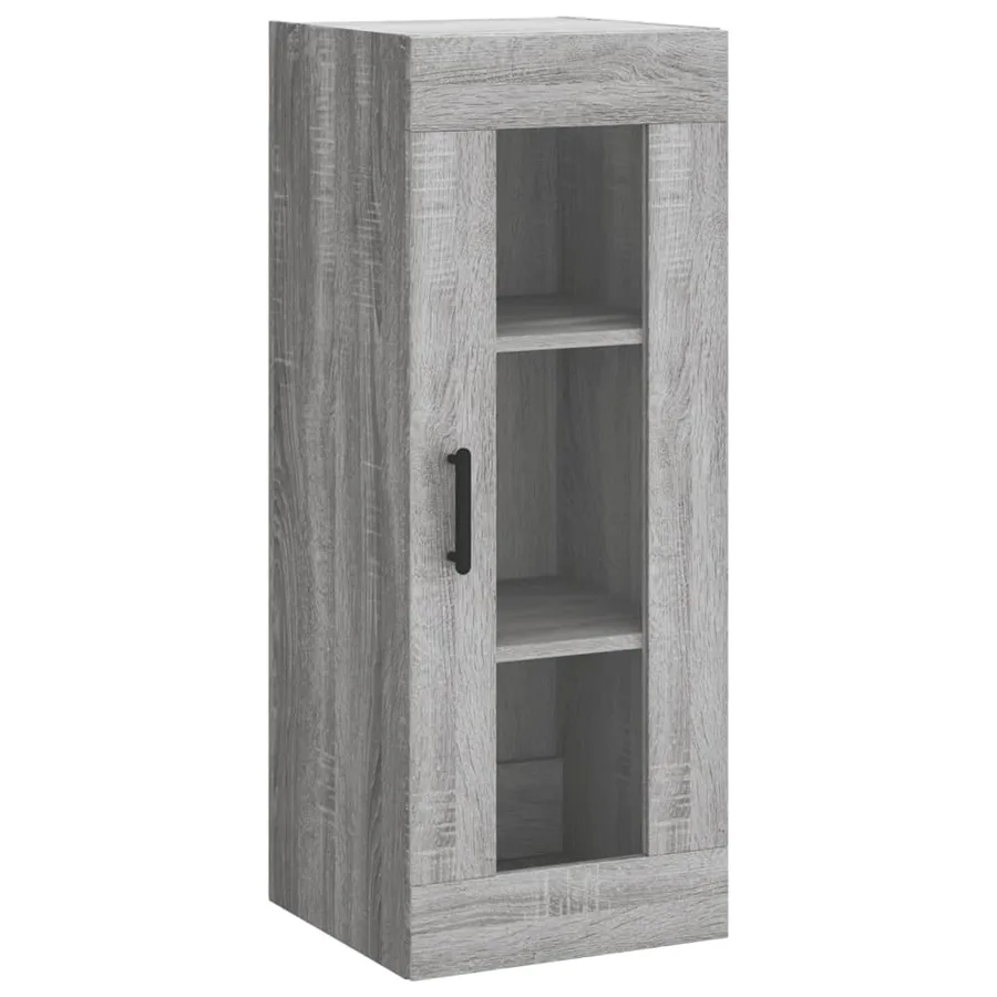 Buffet haut Sonoma gris 34,5x34x180 cm Bois d'ingénierie - 5