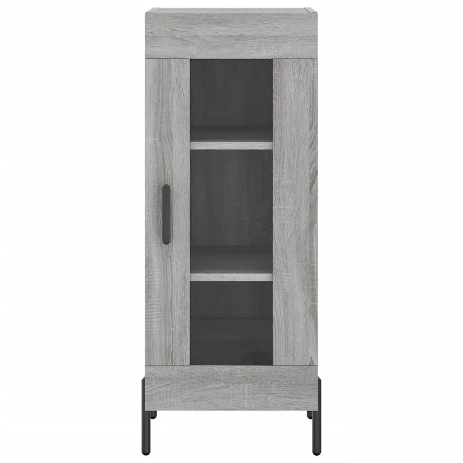 Buffet haut Sonoma gris 34,5x34x180 cm Bois d'ingénierie - 8
