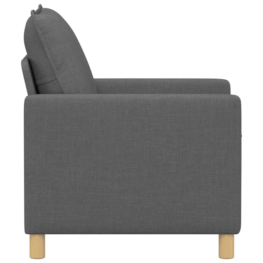Canapé Gris foncé 76 x 81 x 87,5 cm Tissu - 4