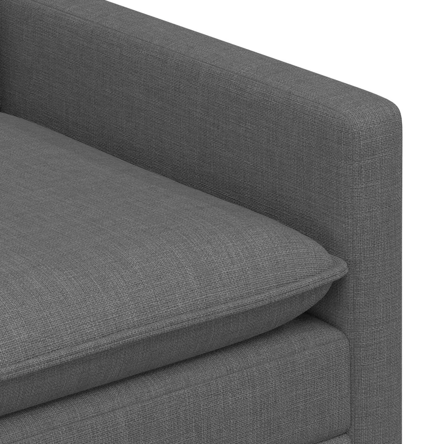 Canapé Gris foncé 76 x 81 x 87,5 cm Tissu - 6