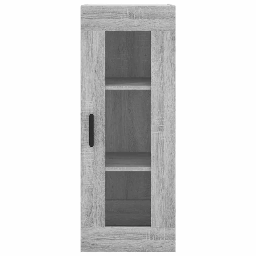Armoire murale sonoma gris 34,5x34x90 cm - 7