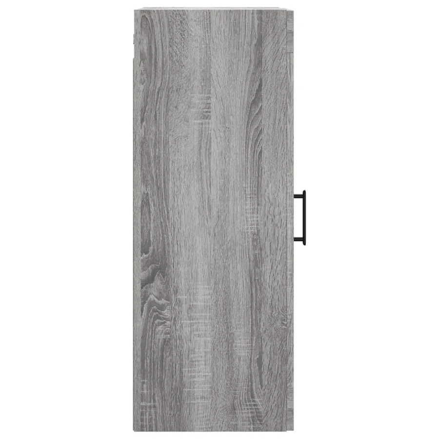 Armoire murale sonoma gris 34,5x34x90 cm - 8