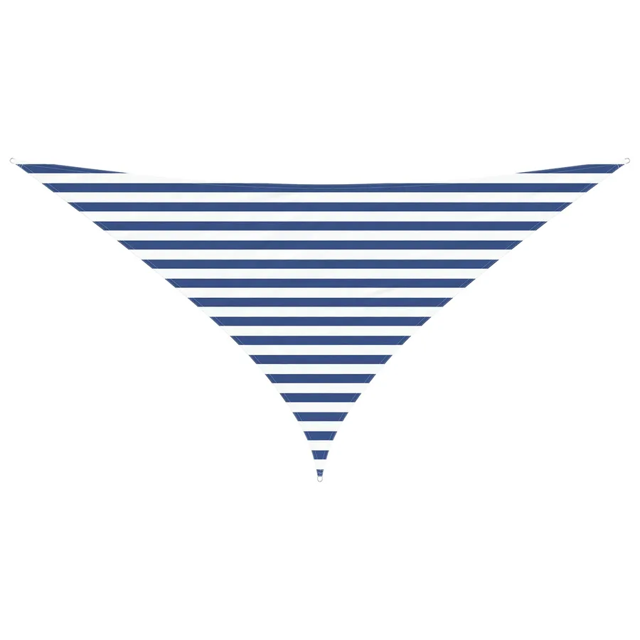Voile d'ombre Bleu et Blanc 3 x 3 x 4,24 m - 2