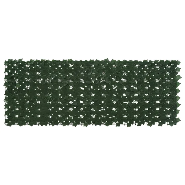 Écran de balcon avec feuilles Vert foncé 200 x 75 cm