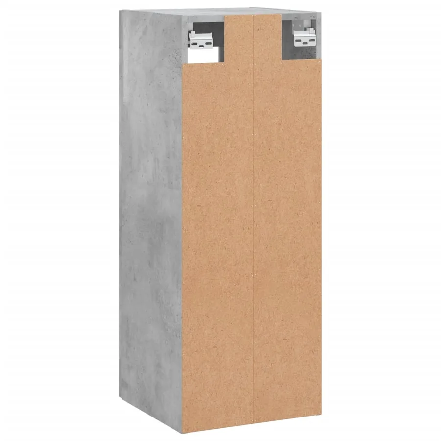 Armoire murale gris béton 34,5x34x90 cm - 9