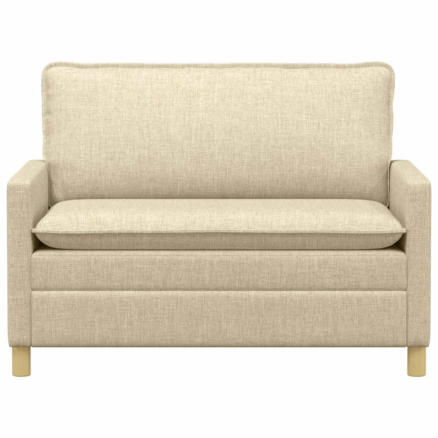 Canapé Crème 126 x 81 x 87,5 cm Tissu - 3