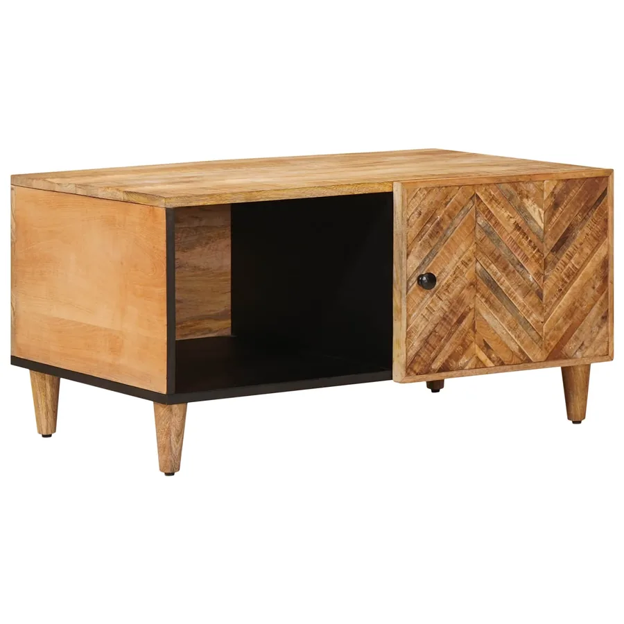 Table basse Marron 80 x 50 x 40 cm Bois de mangue massif