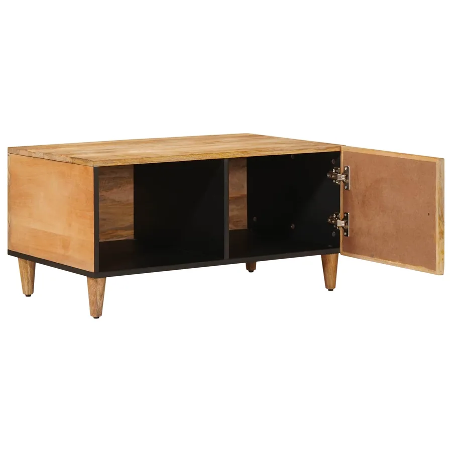 Table basse Marron 80 x 50 x 40 cm Bois de mangue massif - 2
