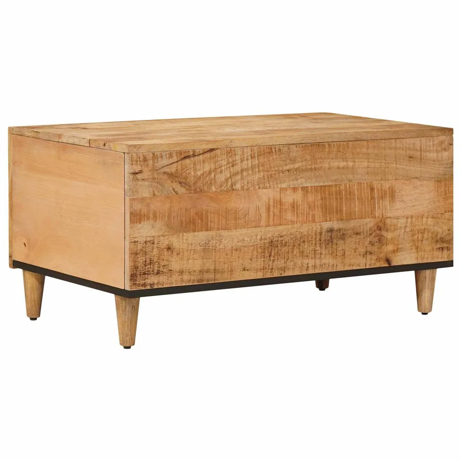 Table basse Marron 80 x 50 x 40 cm Bois de mangue massif - 5