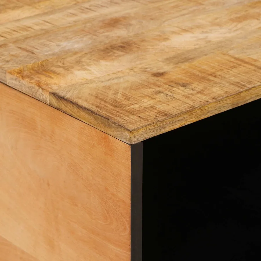 Table basse Marron 80 x 50 x 40 cm Bois de mangue massif - 6