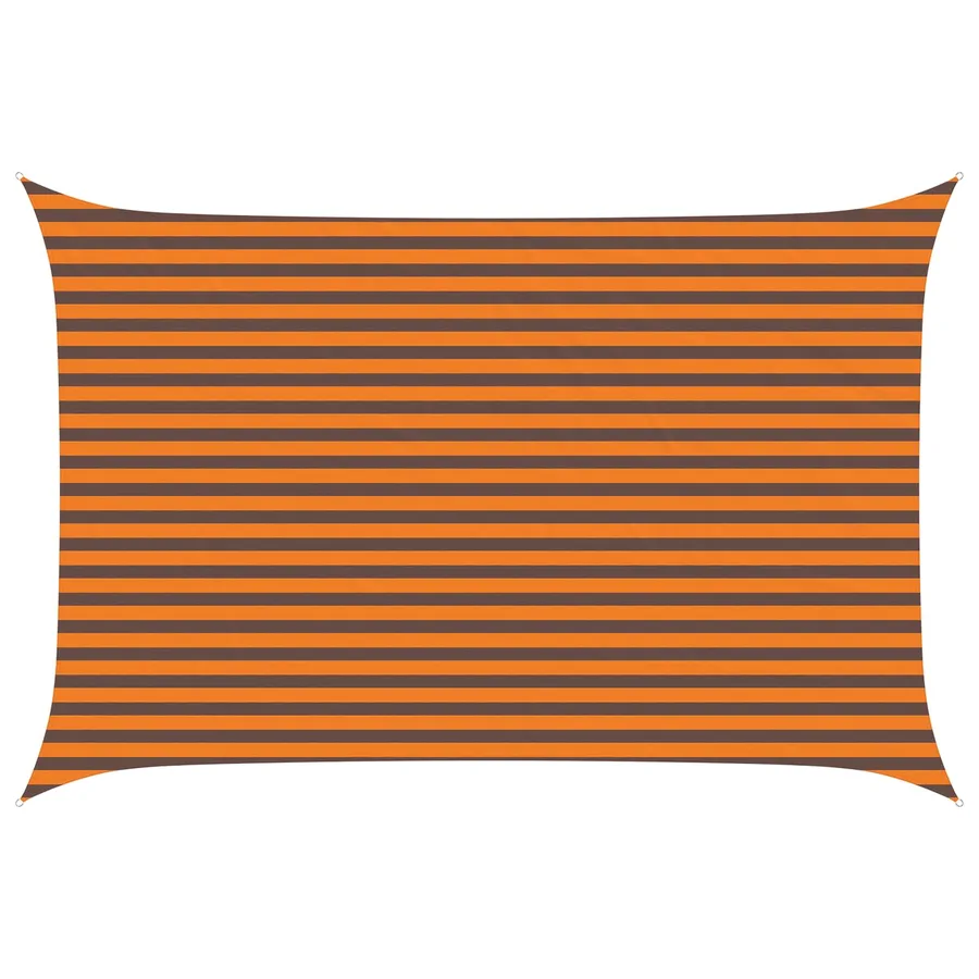 Voile d'ombre Orange et marron 4,5 × 3 m 100 % polyester Oxford - 2