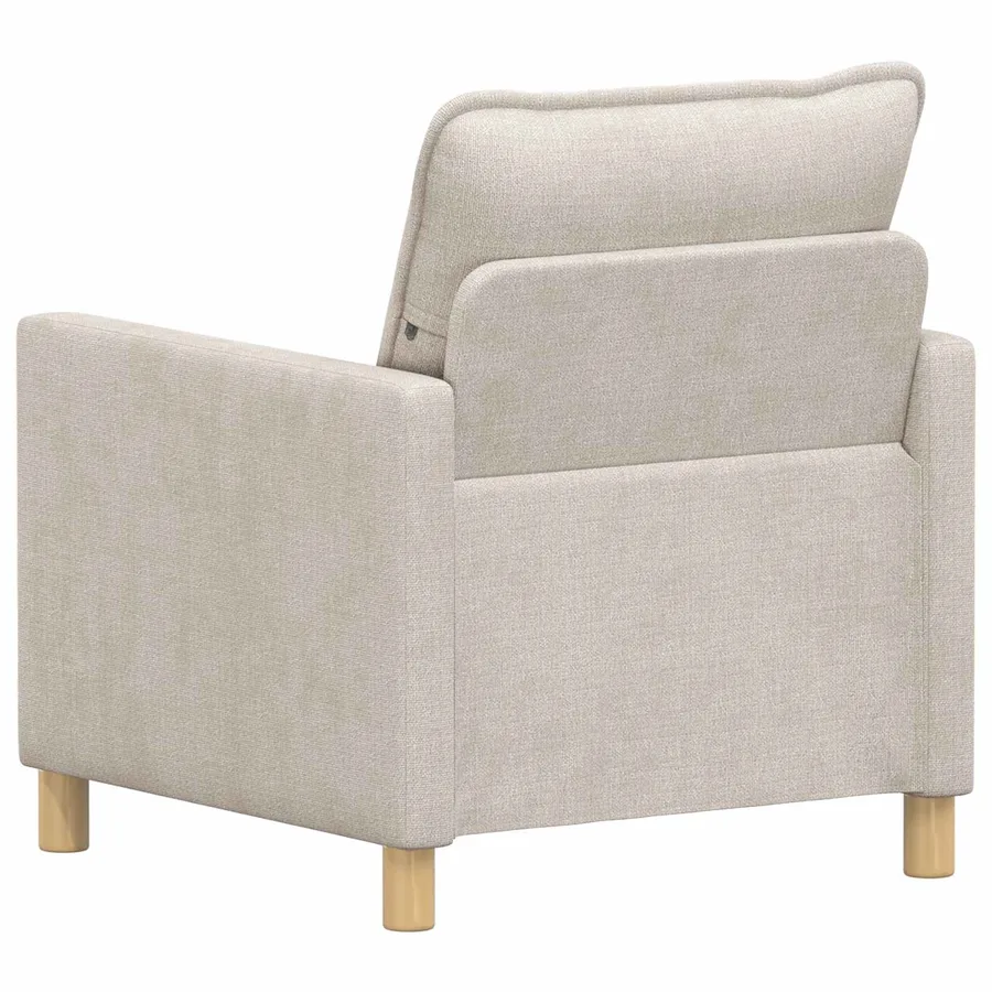 Canapé Crème 76 x 81 x 87,5 cm Polyester - 5