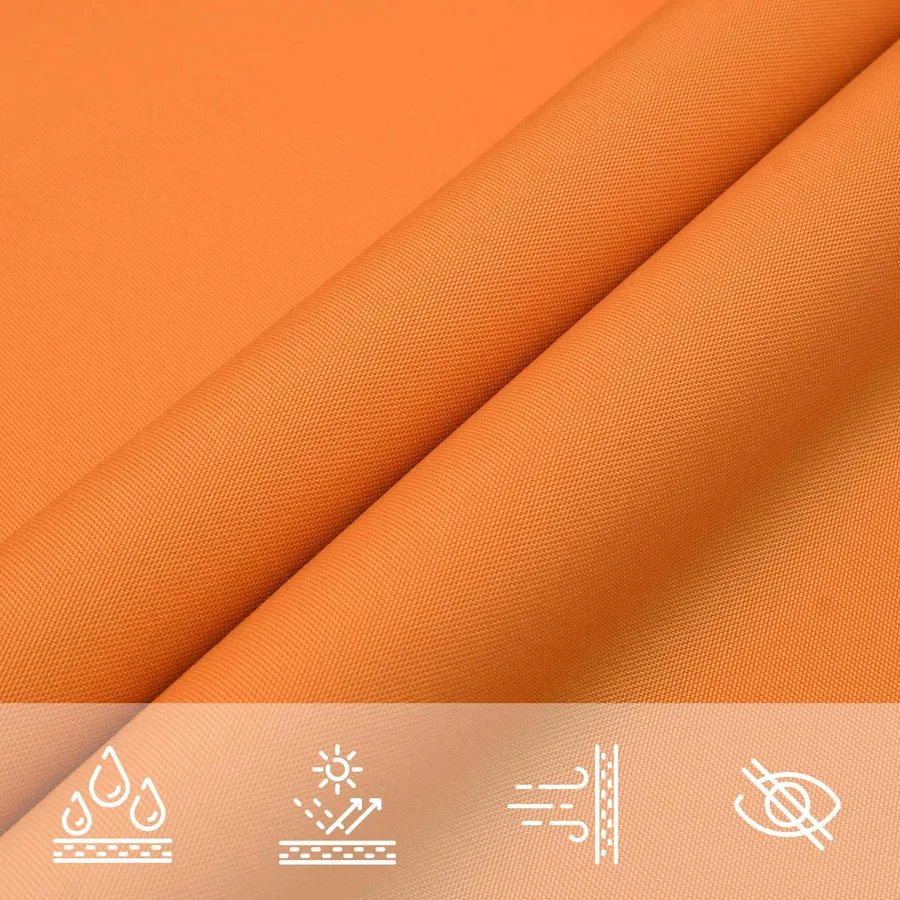 Voile d'ombre Orange 6 x 2,5 m 100 % polyester Oxford - 6