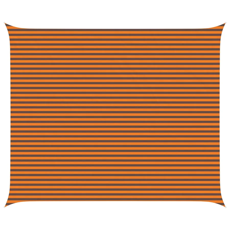 Voile d'ombre Orange et marron 6 x 5 m 100 % polyester Oxford - 2