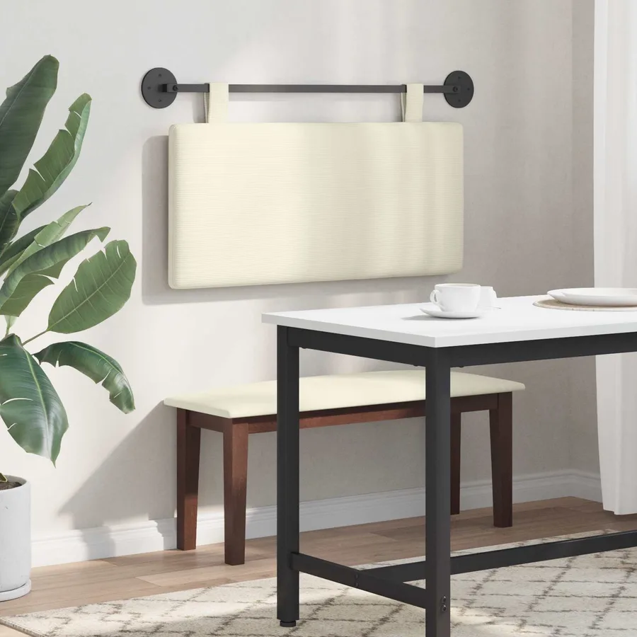 Tête de lit suspendue Tissu en velours côtelé - 4