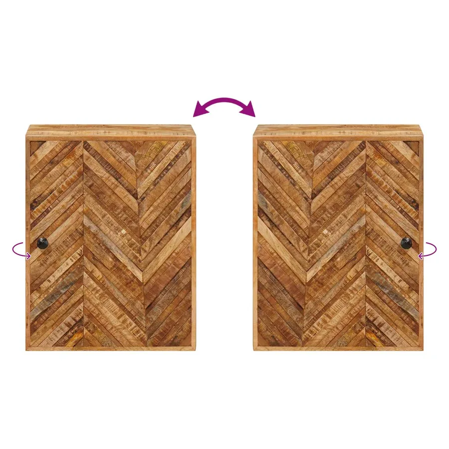 Armoire suspendue avec stockage Marron 38 x 33,5 x 48 cm - 9