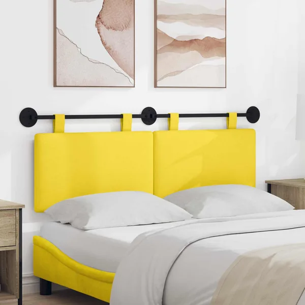 Tête de lit suspendue Tissu en velours côtelé