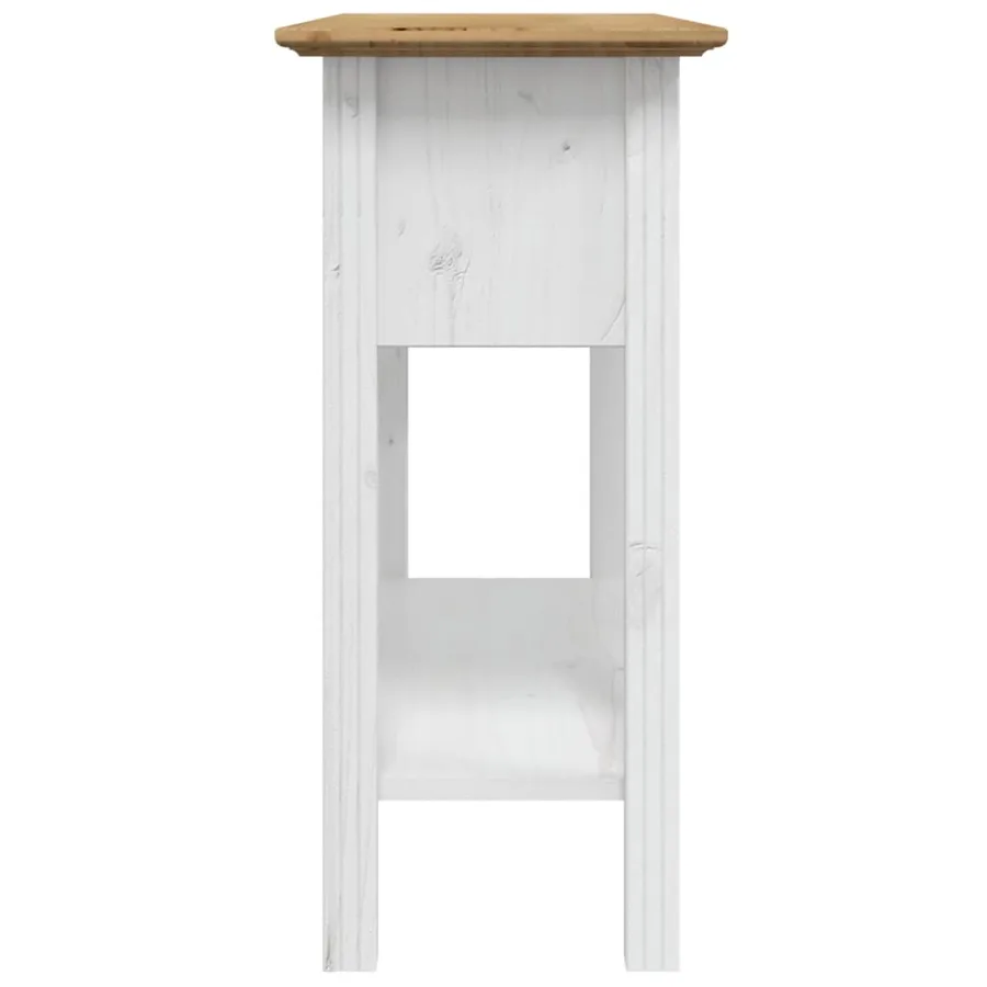 Table console BODO marron 91x35x74 cm bois de pin massif - 5