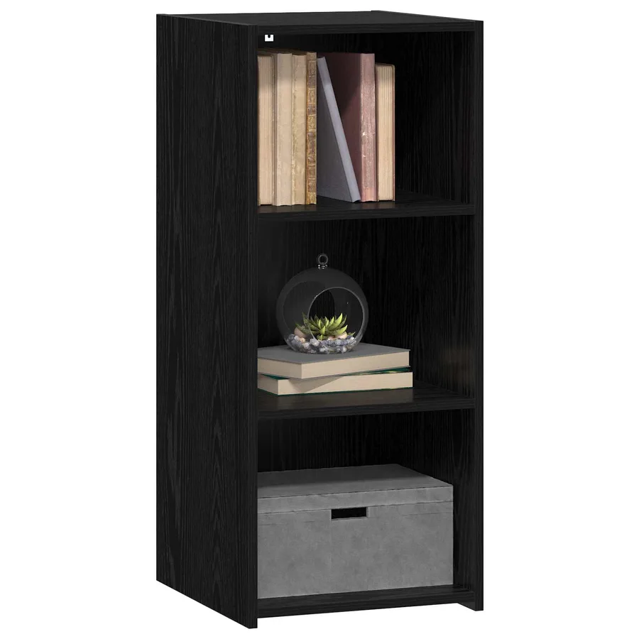 Buffet Chêne noir 40 x 41 x 93 cm Bois d'ingénierie - 2