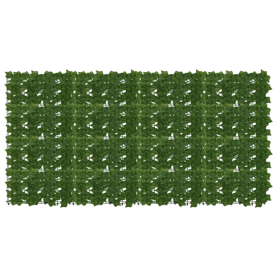 Écran de balcon avec feuilles Vert 200 x 100 cm
