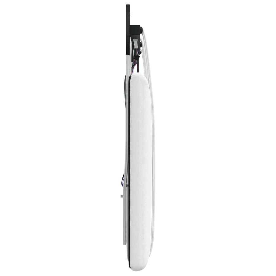 Tête de lit suspendue Avec lumière LED Blanc Tissu - 7