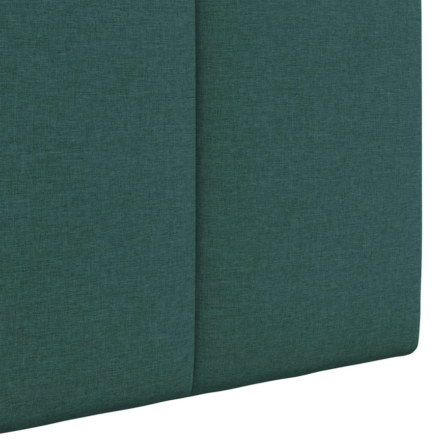 Tête de lit suspendue Avec lumière LED Vert foncé Tissu - 9