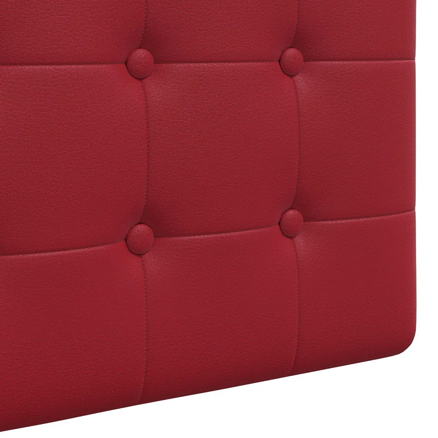 Tête de lit suspendue Avec lumière LED Bordeaux Simili cuir - 9