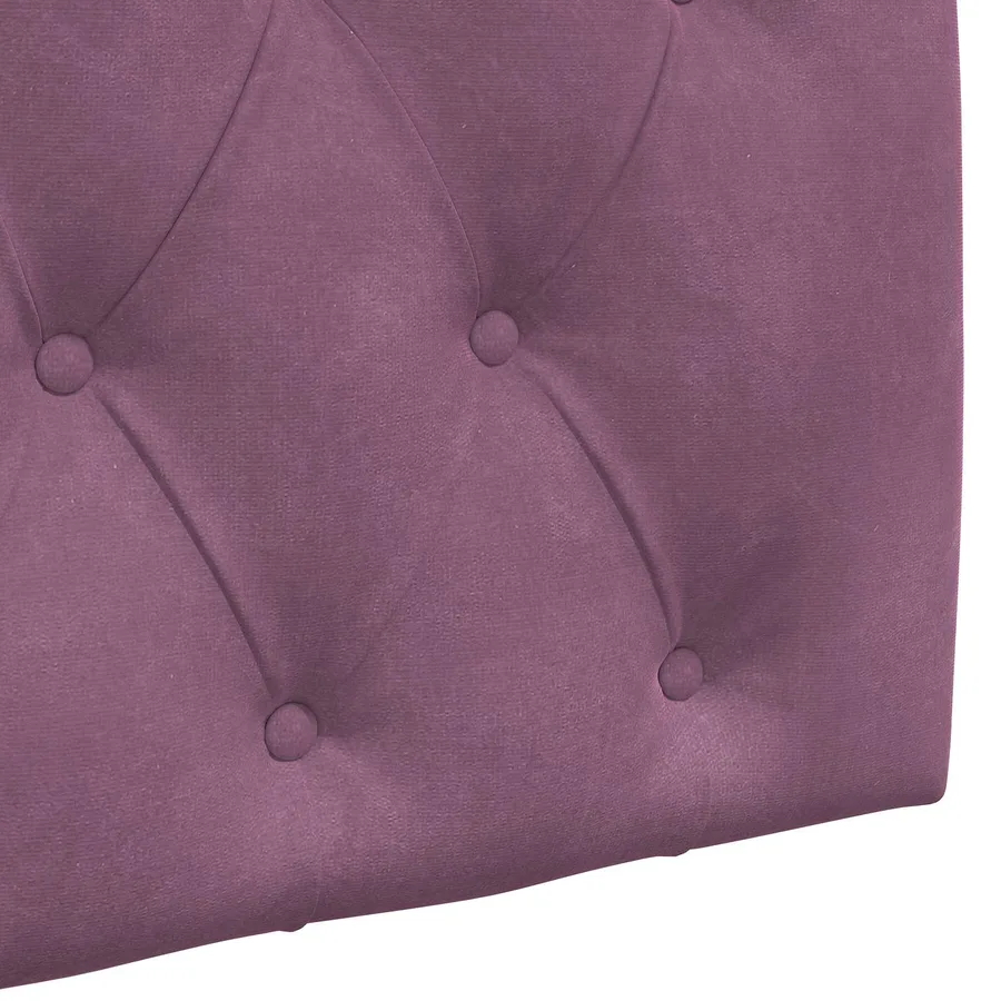 Tête de lit suspendue Avec lumière LED Pourpre Velours - 9