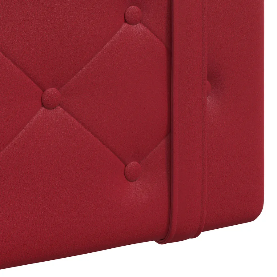 Tête de lit suspendue Avec lumière LED Bordeaux Simili cuir - 9