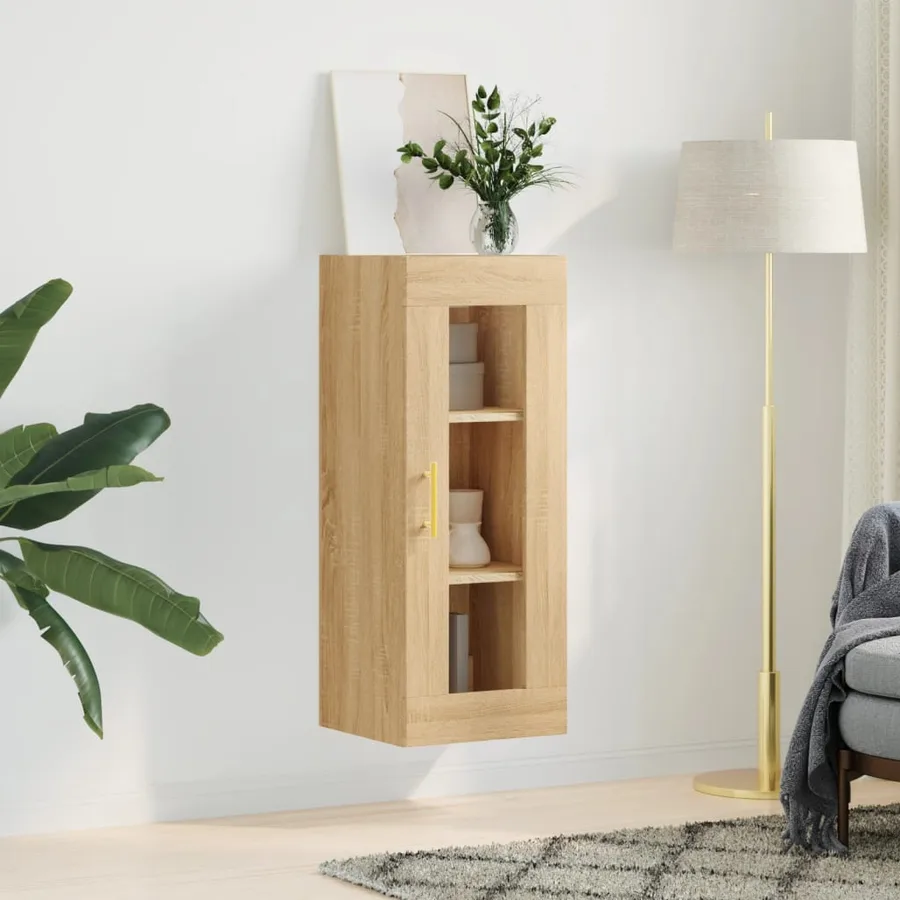 Armoire murale chêne sonoma 34,5x34x90 cm - 3
