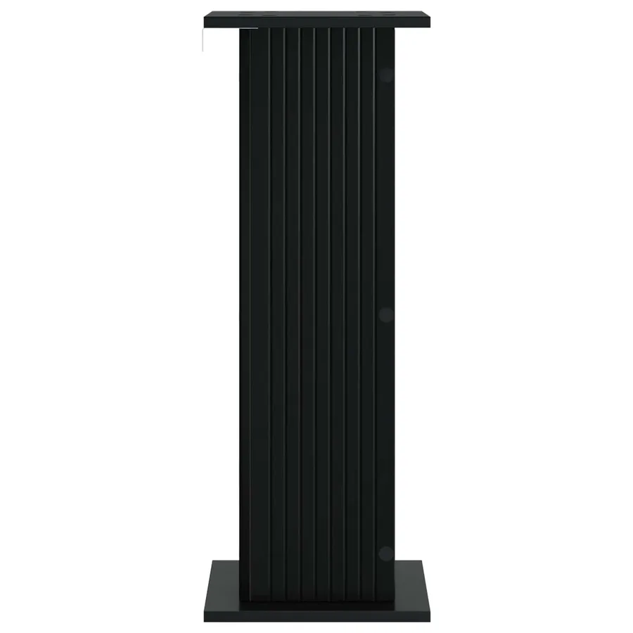 Support de Plante 2 pcs Noir 30,5 x 30 x 80,5 cm - 7