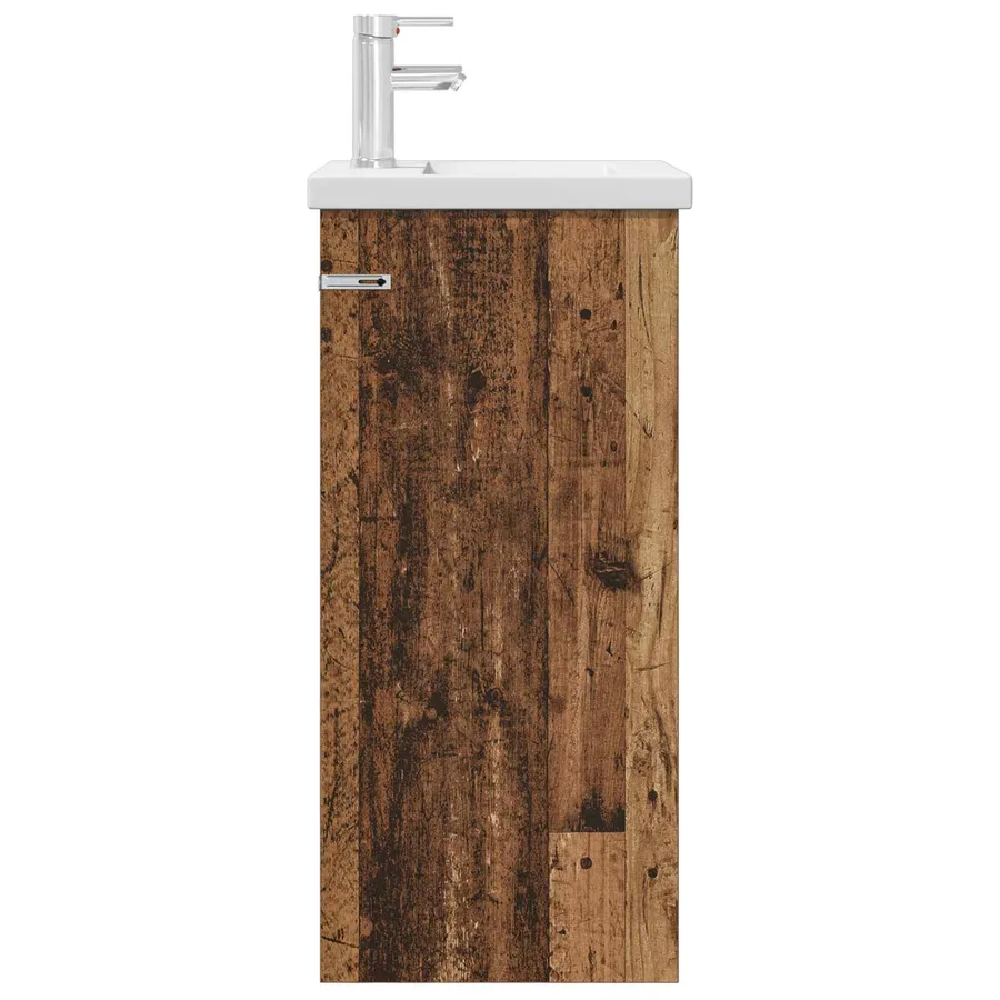 Meuble de salle de bain avec évier Bois ancien - 4