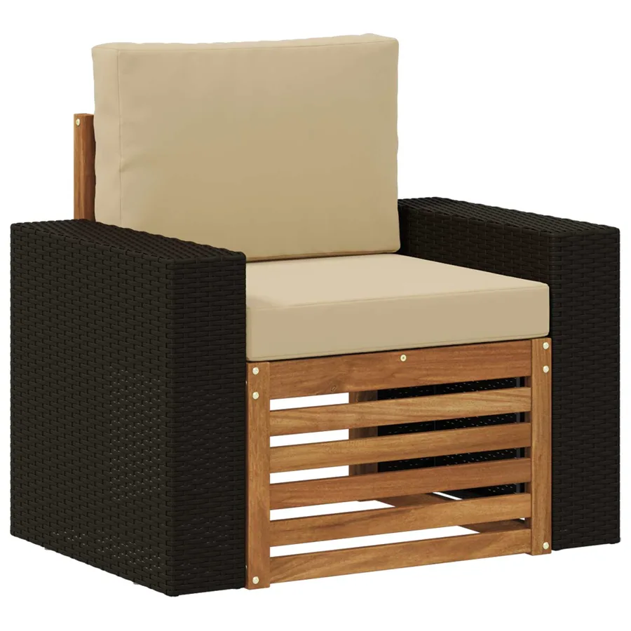 Sofa de milieu extérieur Naturel - 2