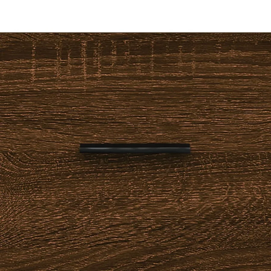 Buffet haut Chêne marron 69,5x34x180 cm Bois d'ingénierie - 10