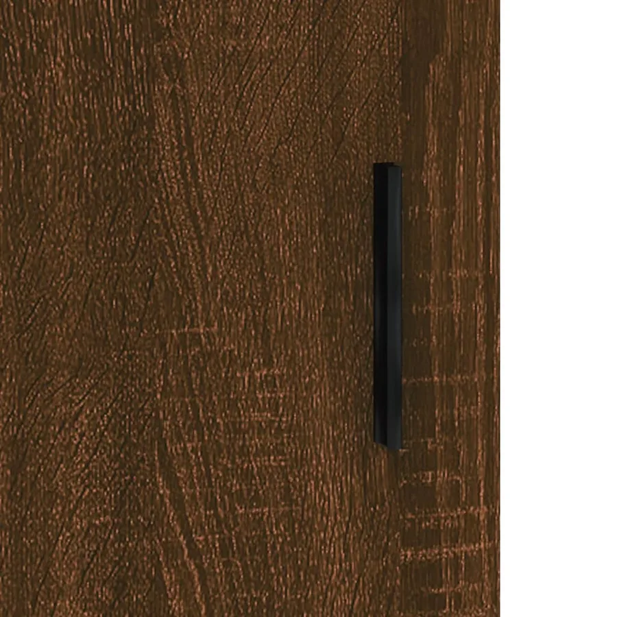 Armoire murale chêne marron 69,5x34x90 cm - 10
