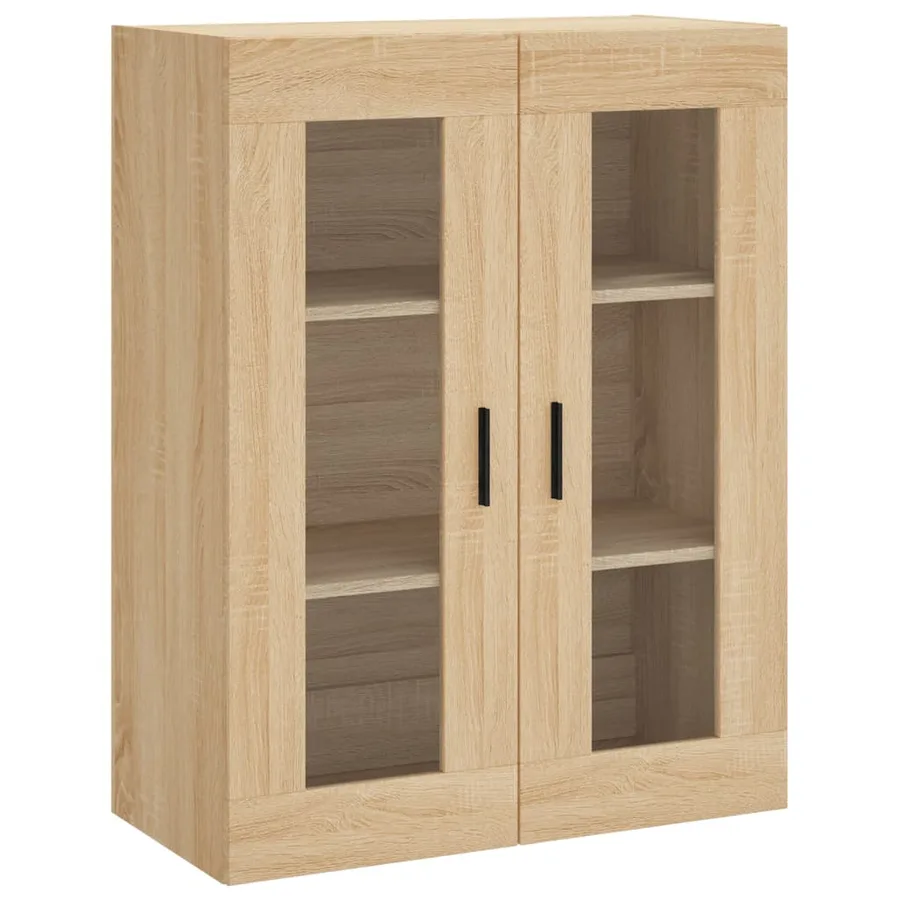 Buffet haut Chêne sonoma 69,5x34x180 cm Bois d'ingénierie - 5