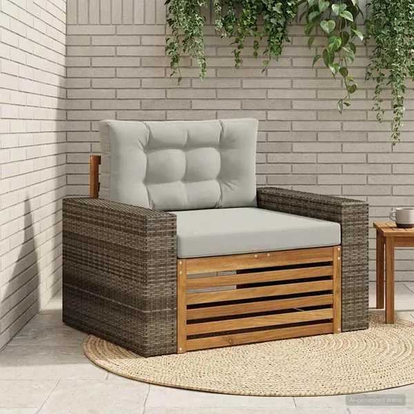 Sofa de milieu extérieur Naturel