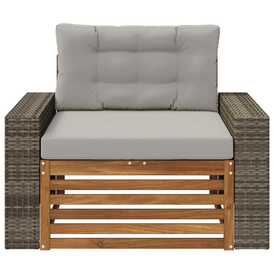 Sofa de milieu extérieur Naturel - 3