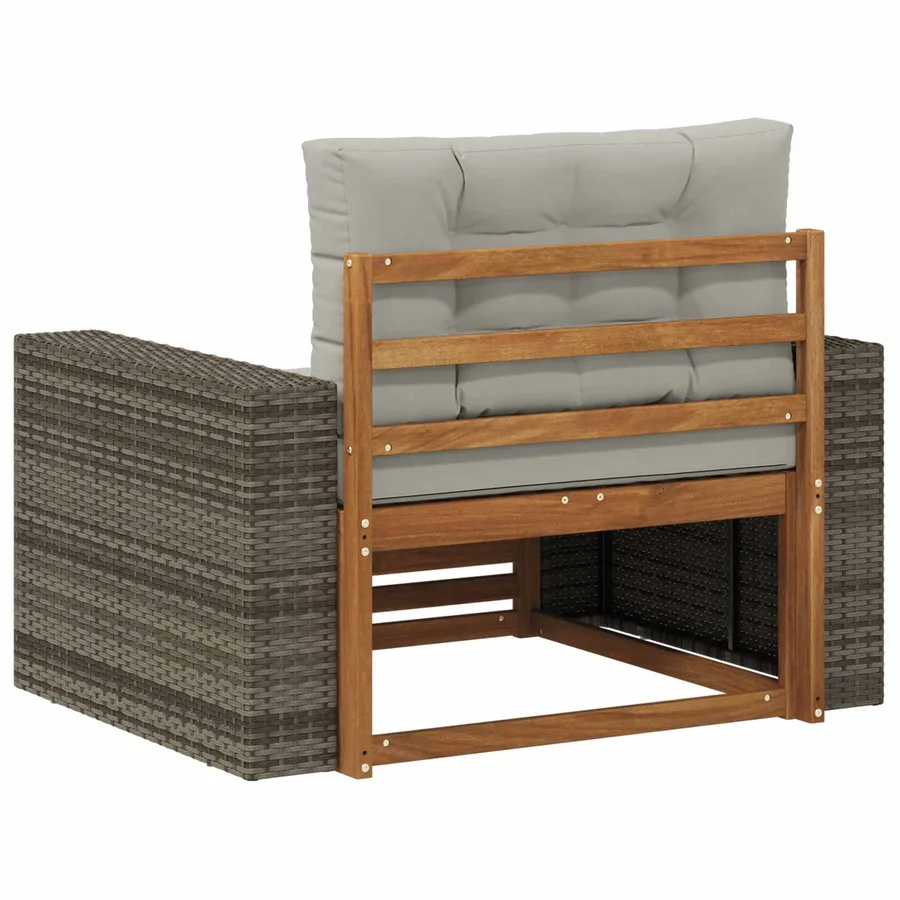 Sofa de milieu extérieur Naturel - 5