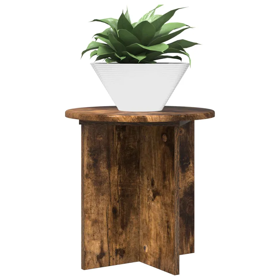 Support de Plante 2 pcs Chêne fumé 40 x 40 x 40 cm - 3