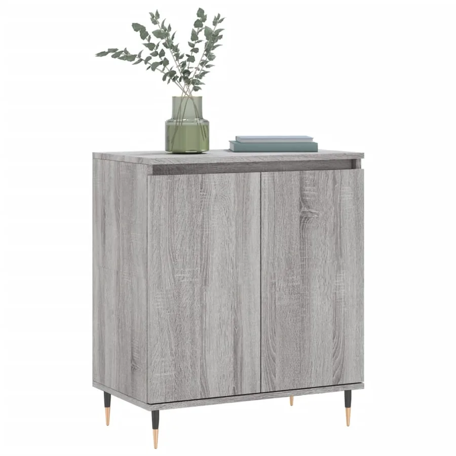 Buffet Sonoma gris 60x35x70 cm Bois d'ingénierie - 3