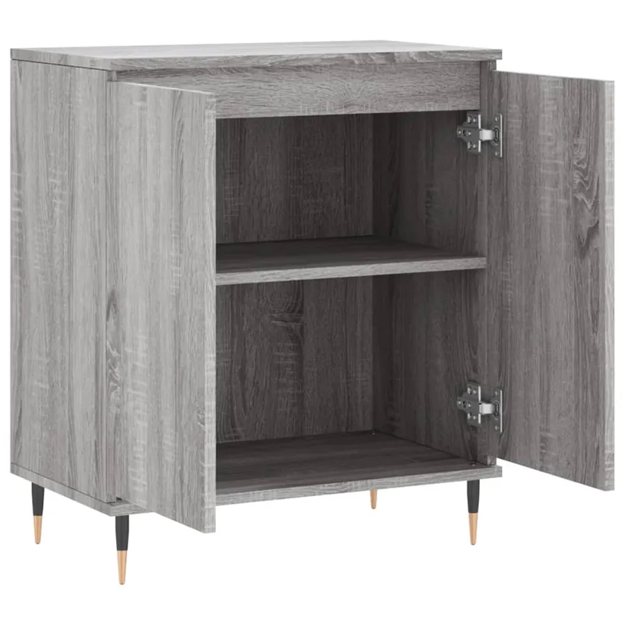 Buffet Sonoma gris 60x35x70 cm Bois d'ingénierie - 6