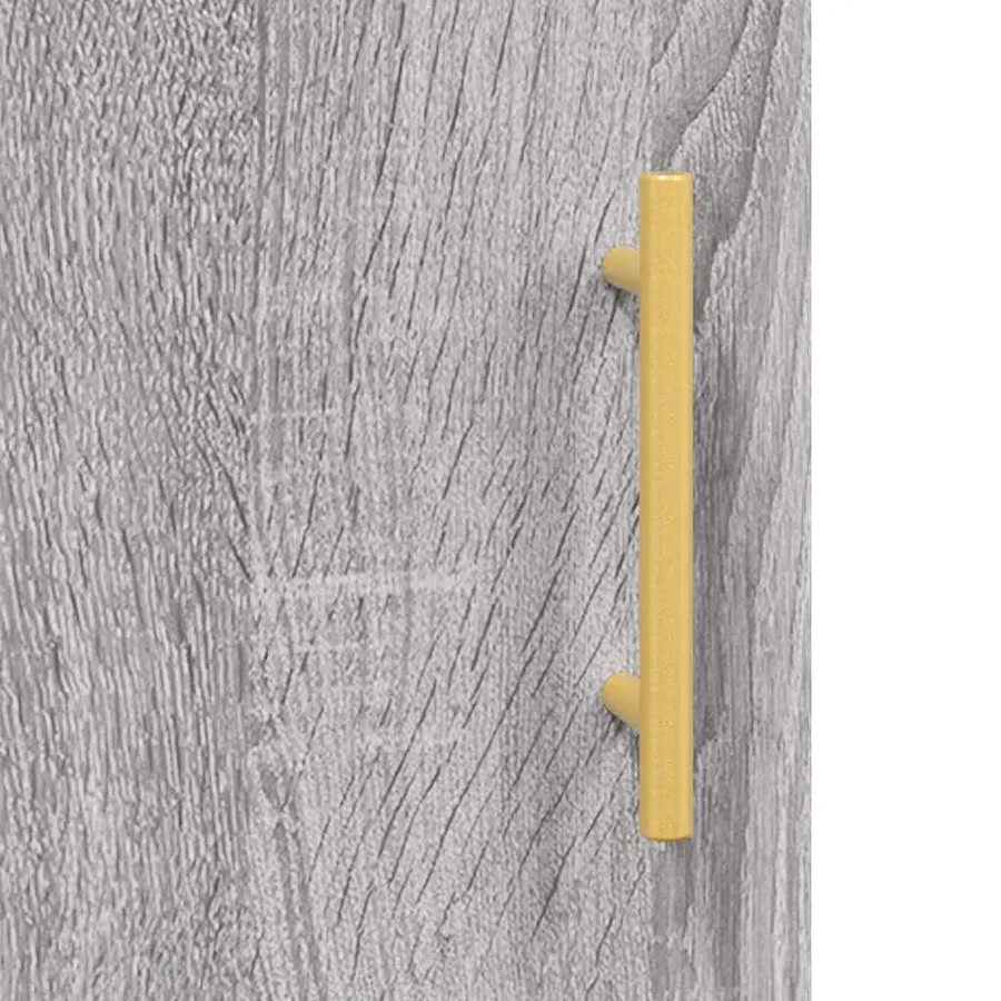 Buffet haut Sonoma gris 34,5x34x180 cm Bois d'ingénierie - 10