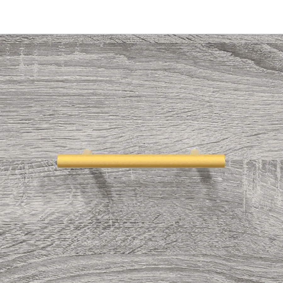 Buffet haut Sonoma gris 34,5x34x180 cm Bois d'ingénierie - 11