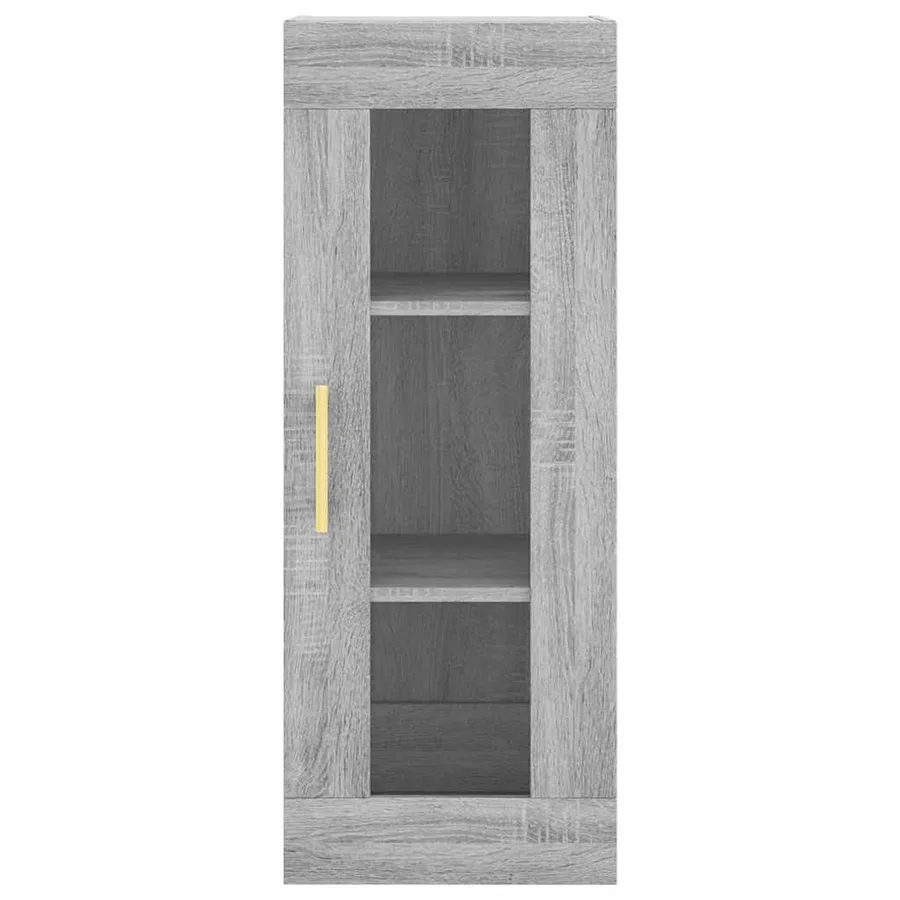 Buffet haut Sonoma gris 34,5x34x180 cm Bois d'ingénierie - 8