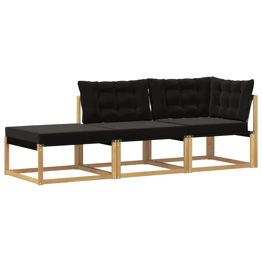 Unité de canapé sectionnel Blanc 241,5 x 83 x 73 cm - 2