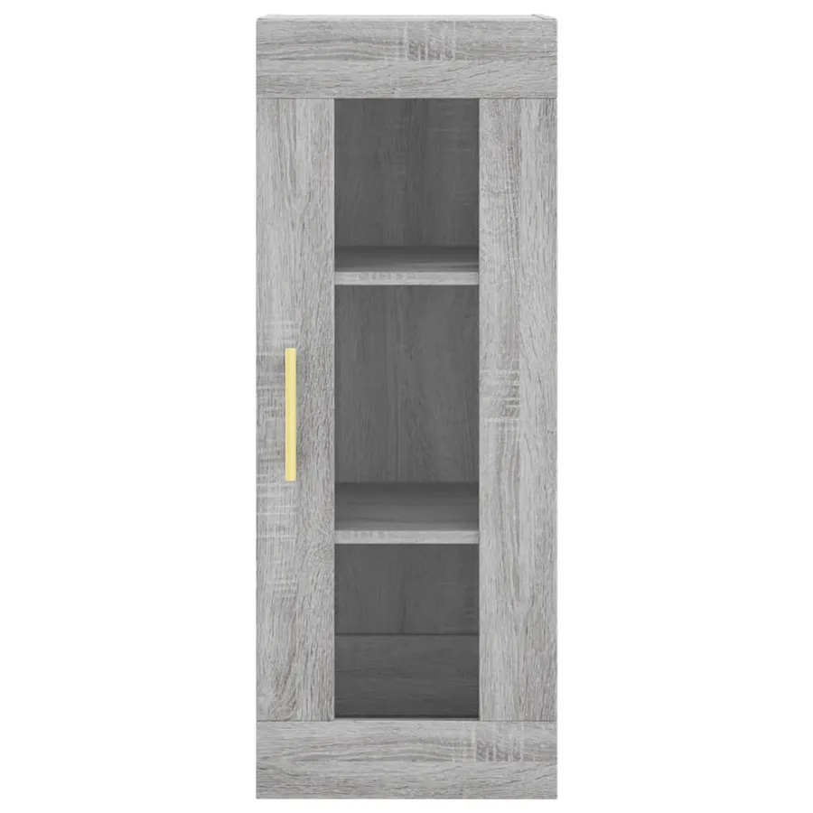 Buffet haut Sonoma gris 34,5x34x180 cm Bois d'ingénierie - 6